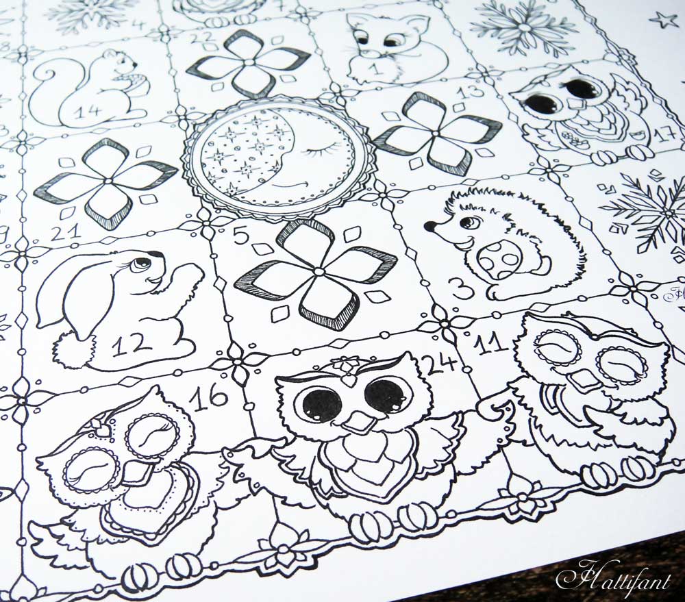 1000x879 Hattifant's Advent Calendar Woodland Cuties
