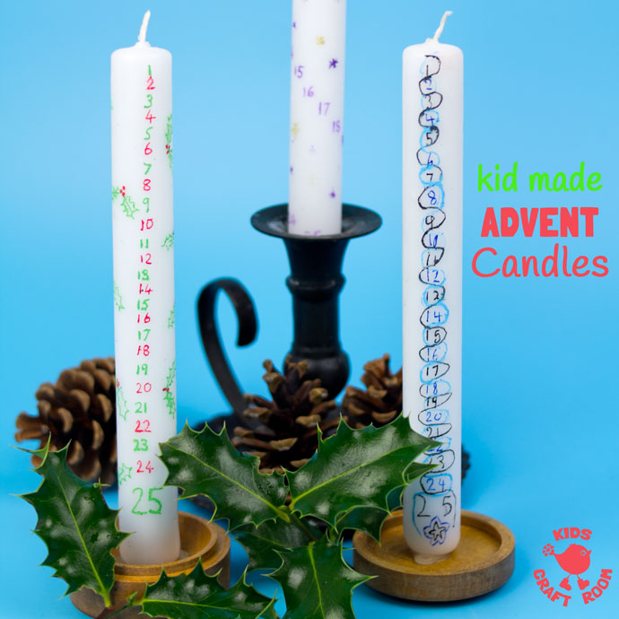 690x690 Easy Homemade Advent Candles