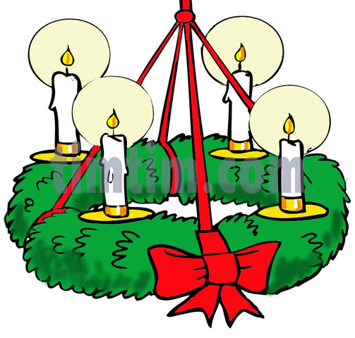 503x480 Free Drawing Of An Advent Wreath From The Category Christmas