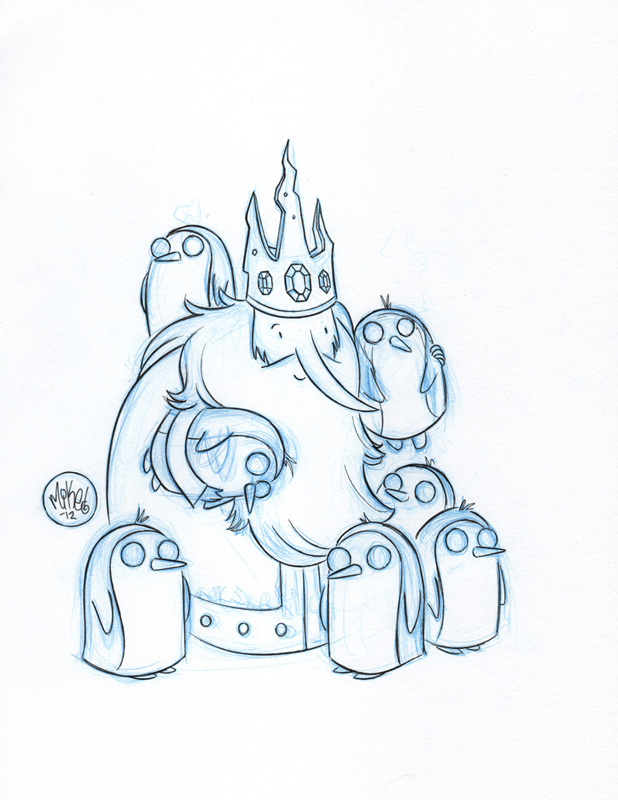 618x800 Operation Space Cat Adventure Time Original Art For Bid!