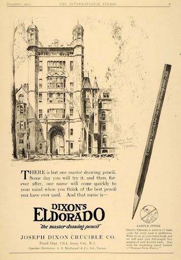 357x512 Dixon Eldorado Master Drawing Pencil Advertisement Scrumptious