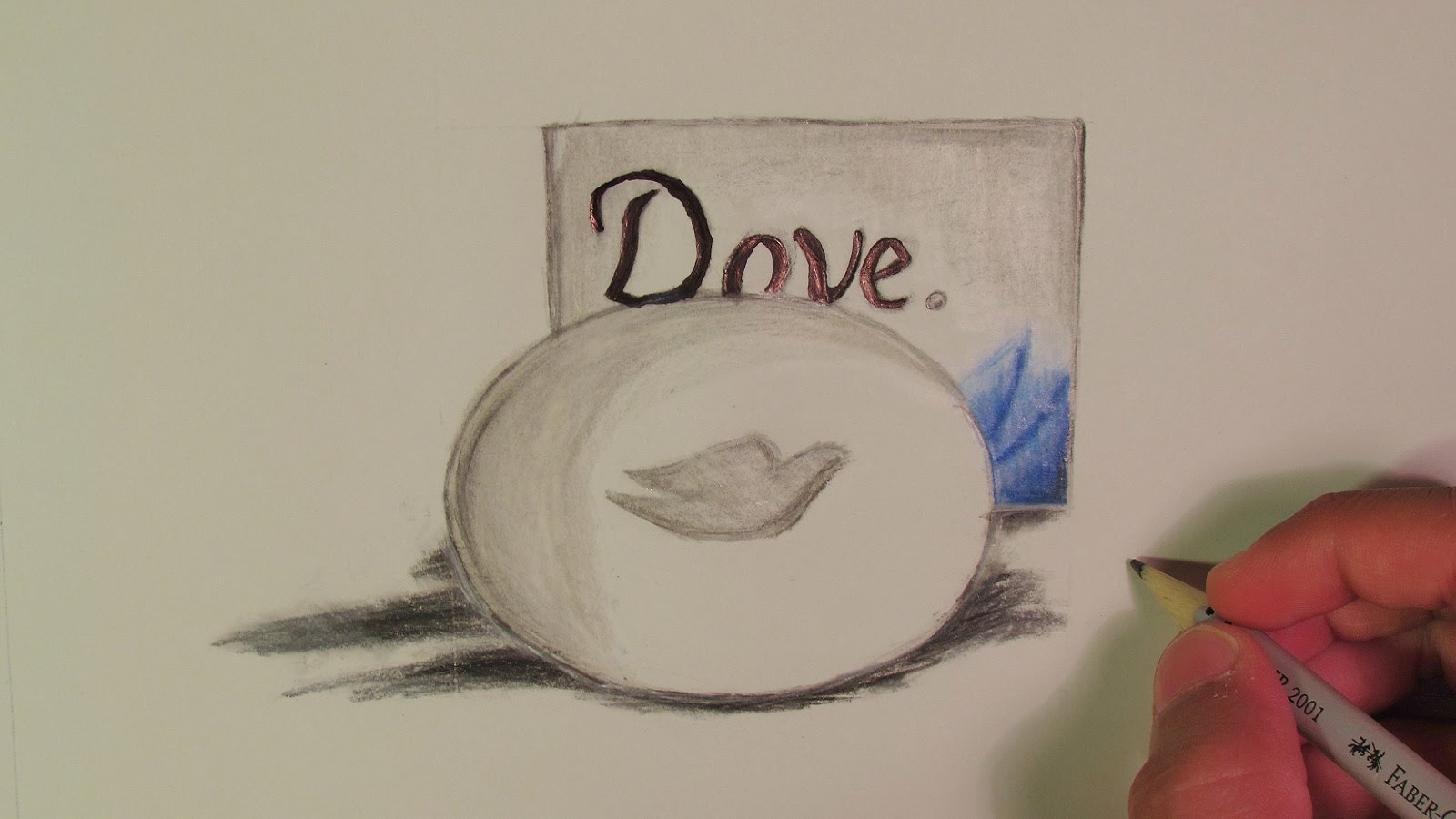 1600x900 Realistic Dove Soap (Speed Drawing)