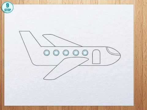 480x360 How To Draw A Plane Learn To Draw Planes