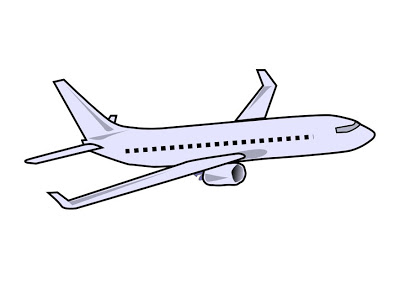 400x283 Printable Airplane Coloring Sheet