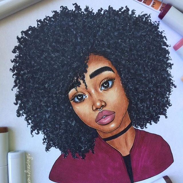 640x640 @donae Art Drawings, Black Girls