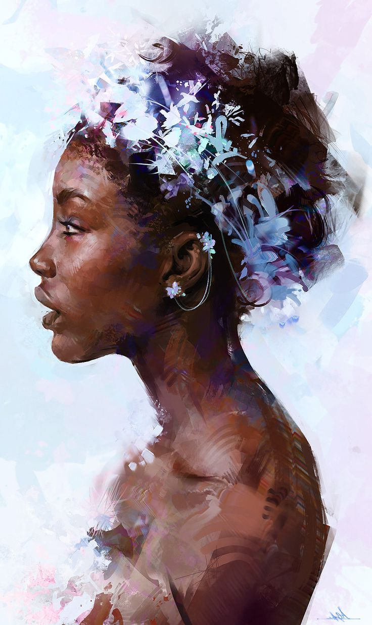 736x1238 Profile Drawing African Girl Best Face Profile Ideas