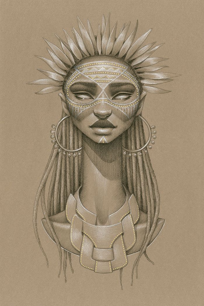 700x1050 Sundust Striking Charcoal Amp Portraits Of Sun Goddesses By
