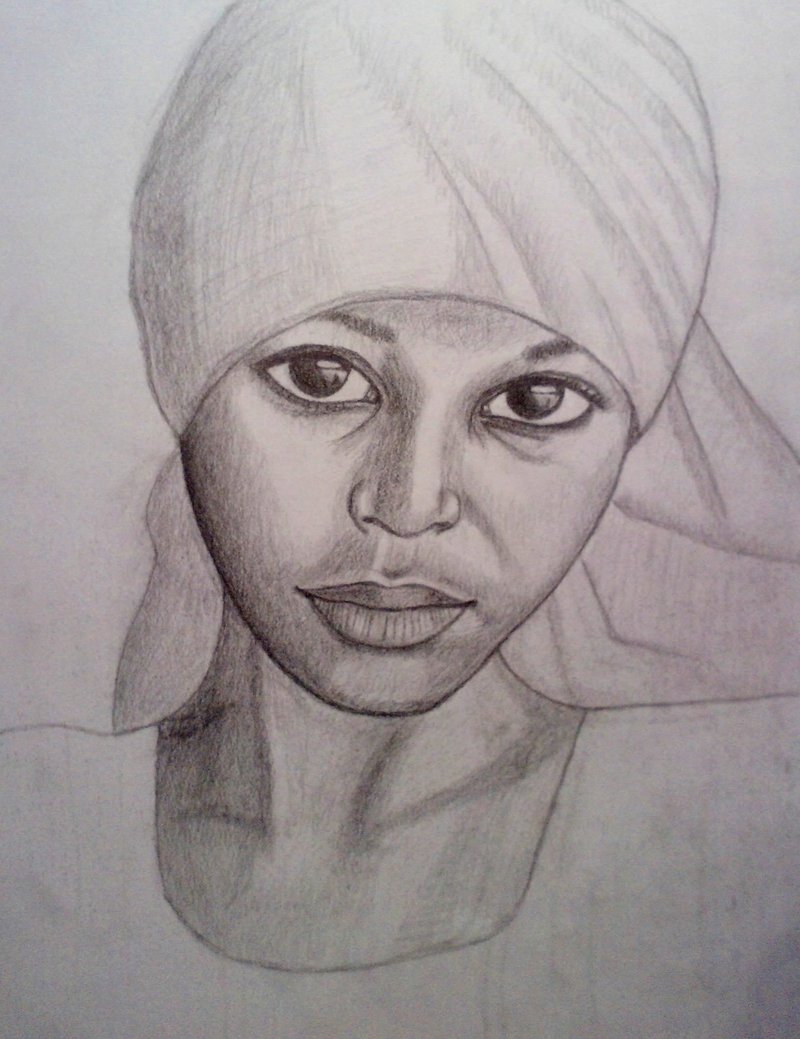 800x1039 African Girl By Extreon