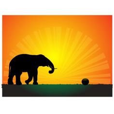 236x236 40 off listed price.  african safari  tree elephant by jvonryanart