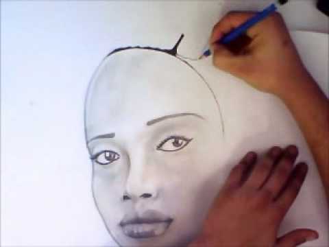 480x360 Speed Drawing Of African Woman