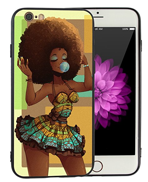 475x584 Afro African American Girl Iphone 6 Case Afric Women
