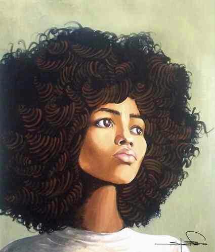 425x498 Natural Hair Drawings