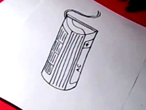 480x360 How To Air Condition Drawing For Kids Step By Step