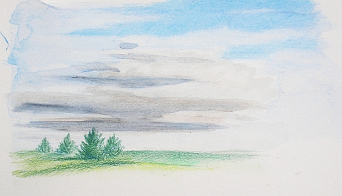 500x287 Colored Pencil Plein Air Drawing Week 3 Report