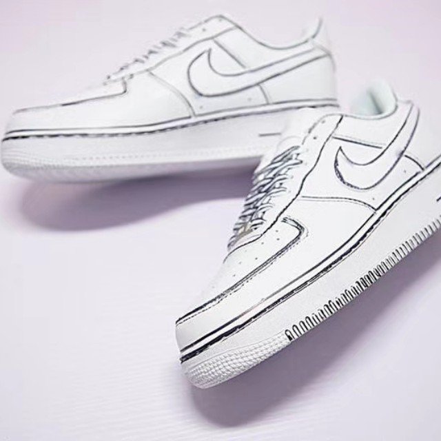 640x640 Joshua Vides X Nike Air Force 1 Low Hand Painted On Carousell