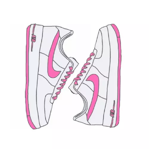 500x500 Pink Nike Air Force One Tumblr