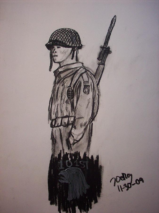 675x900 101st Airborne Wwii Drawing By John Deroy