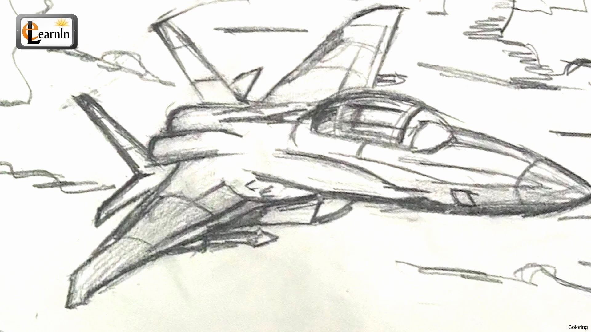 1920x1080 Maxresdefault How To Draw A Jet Coloring Easy Step By Drawing