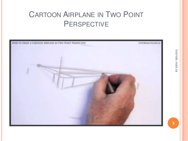 638x479 Airplane In Two Point Perspective Drawing Tutorial
