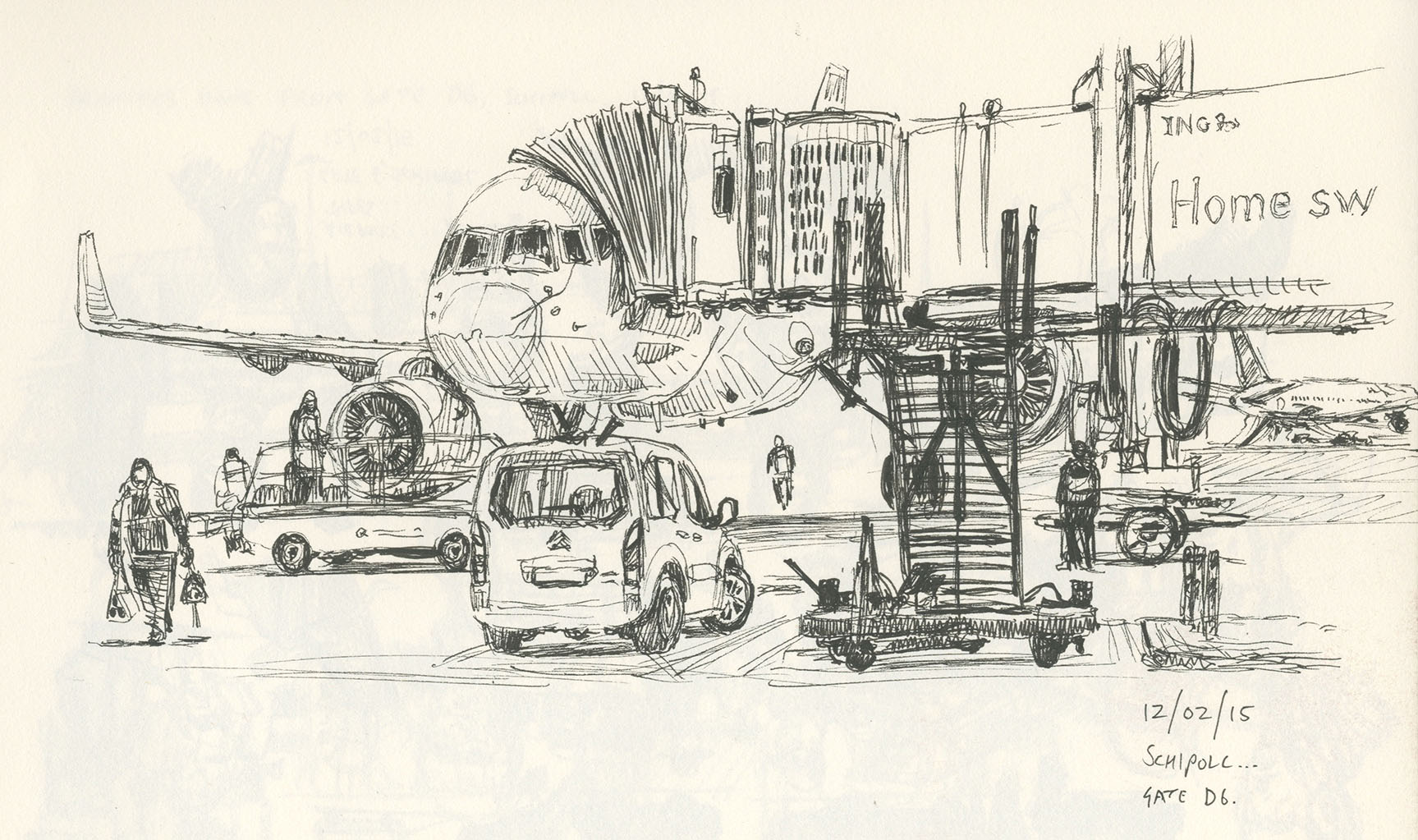 Airport Drawing at GetDrawings | Free download