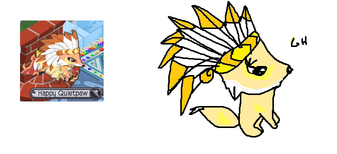 673x308 My Aj Fox Drawing ) By Tigerlovermittens