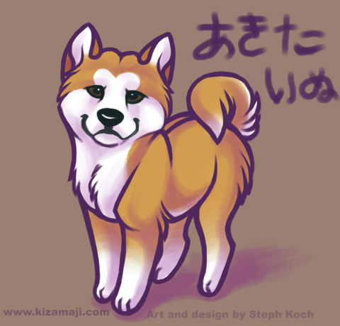 480x461 Patch Together Designs Akita Inu
