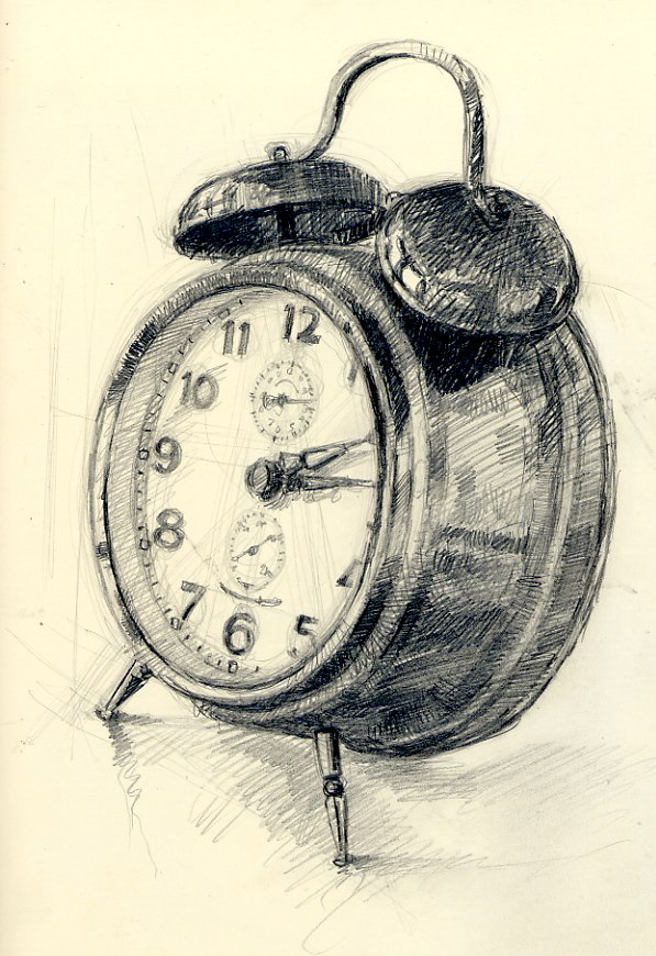 Alarm Clock Drawing at GetDrawings.com | Free for personal use Alarm ...