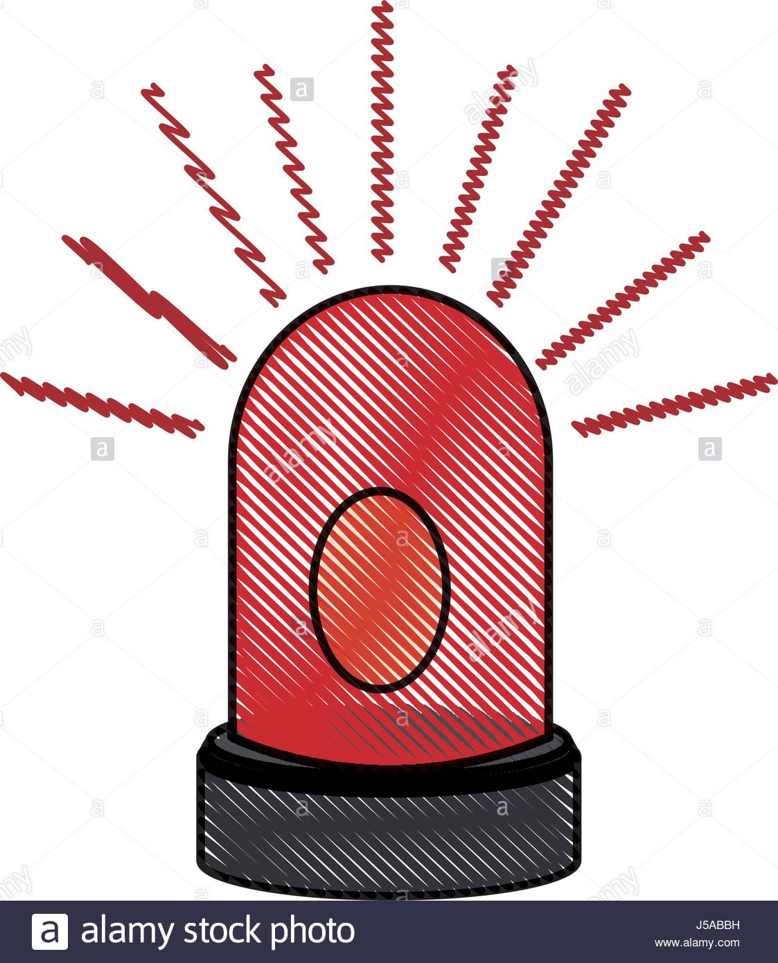 1123x1390 Drawing Alarm Warning Technology System Virus Stock Vector Art