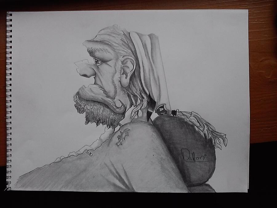 900x675 Old Man Alaska Drawing By Dalton Warden