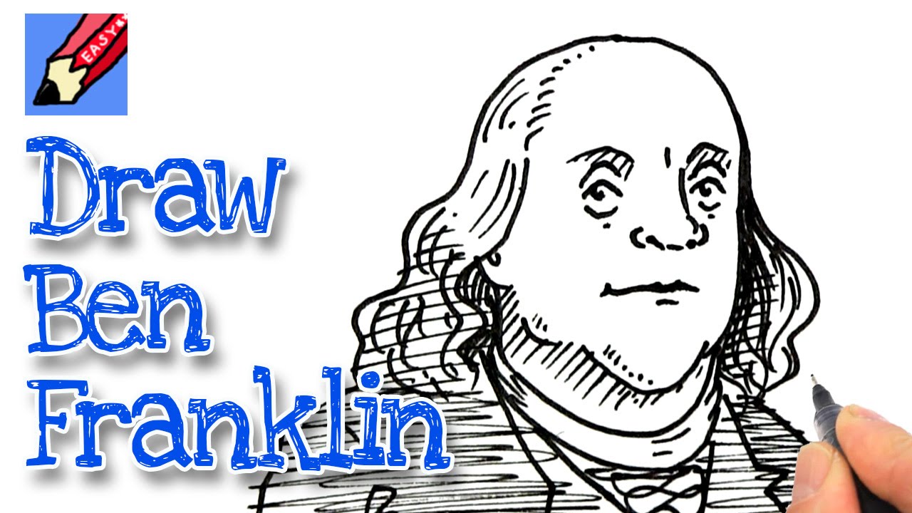 1280x720 How To Draw Benjamin Franklin Real Easy For July 4th