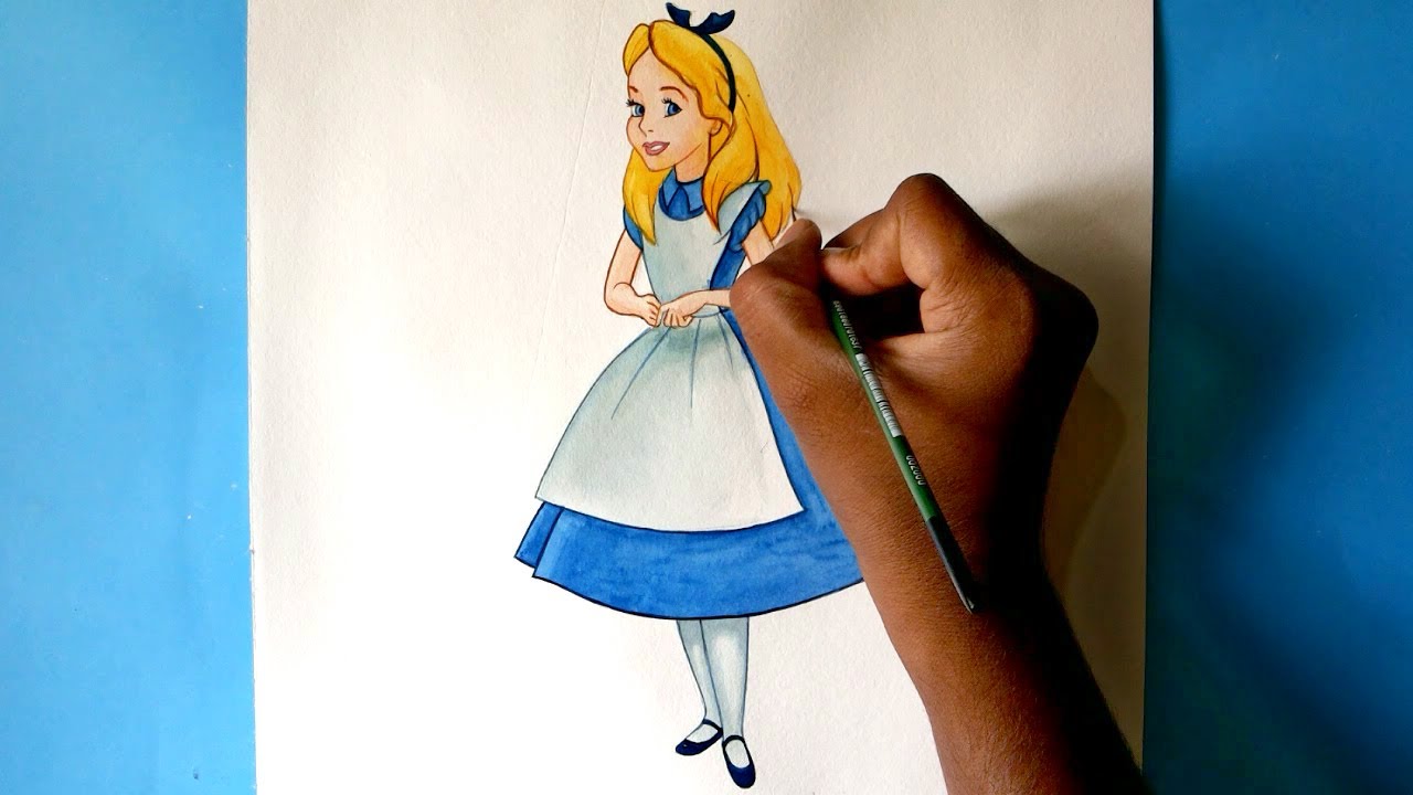 1280x720 How To Draw Alice From Alice In Wonderland