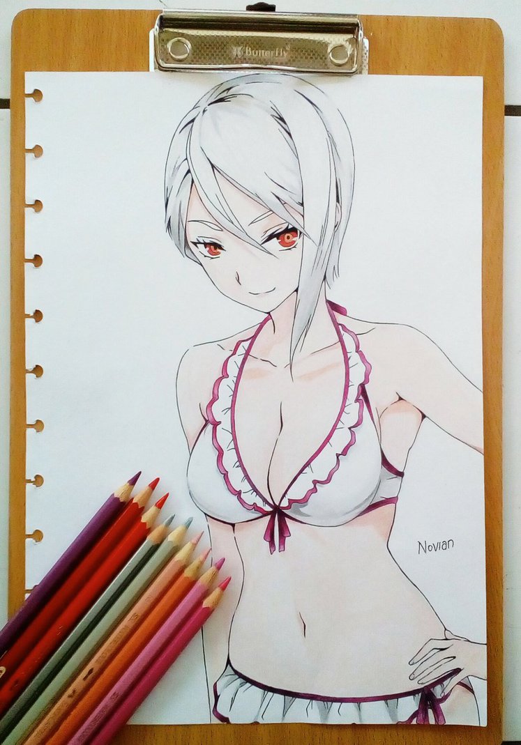 747x1069 Simple Draw Alice Nakiri (Shokugeki No Souma) By Noviankun19