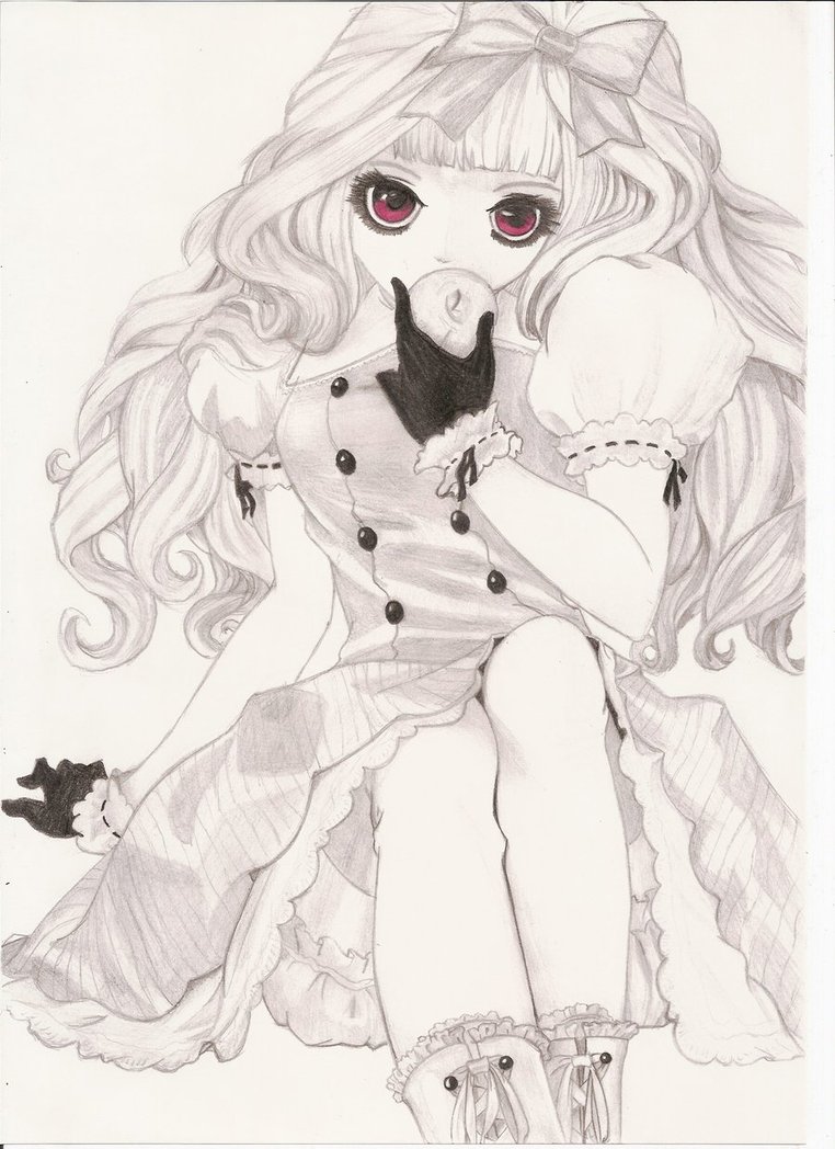 762x1048 Alice In Wonderland Anime By Meowtheunicornkiller