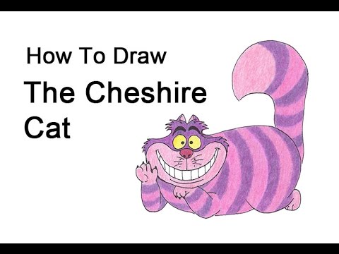 480x360 How To Draw The Cheshire Cat From Alice In Wonderland