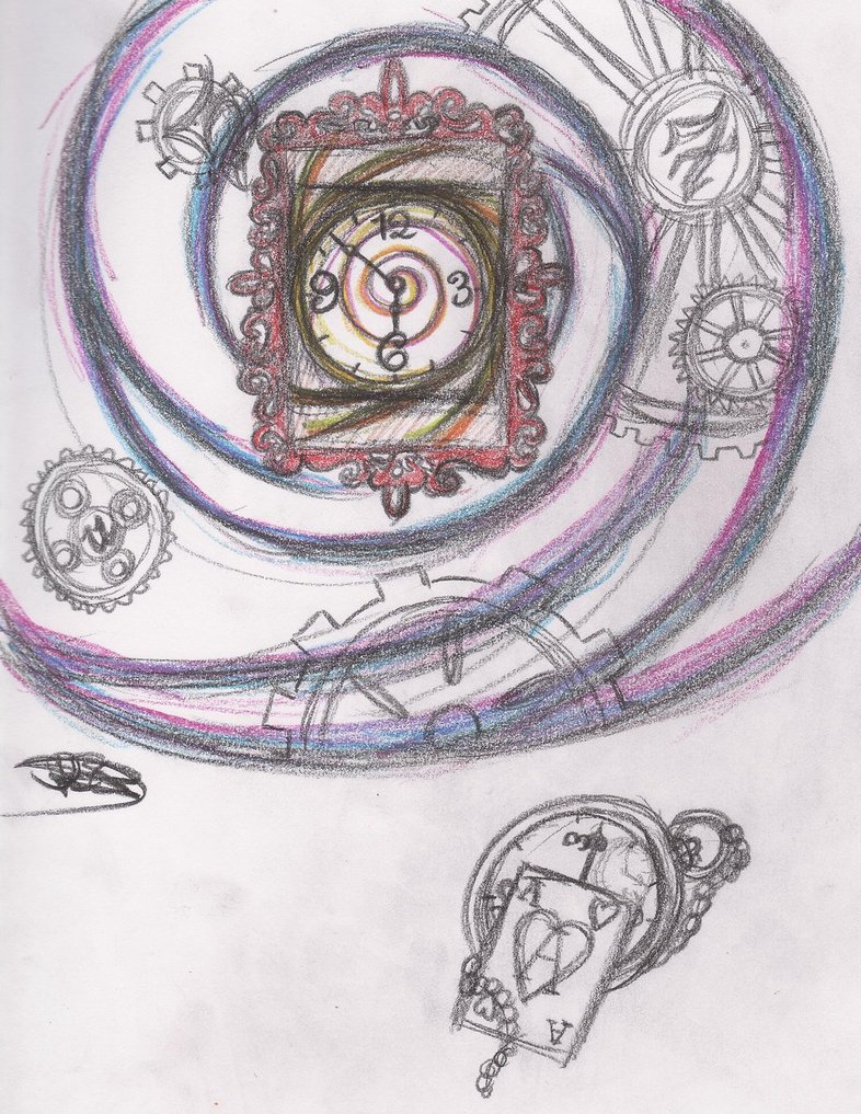 786x1017 Wonderland Clock Concept By Nightshadow Horus