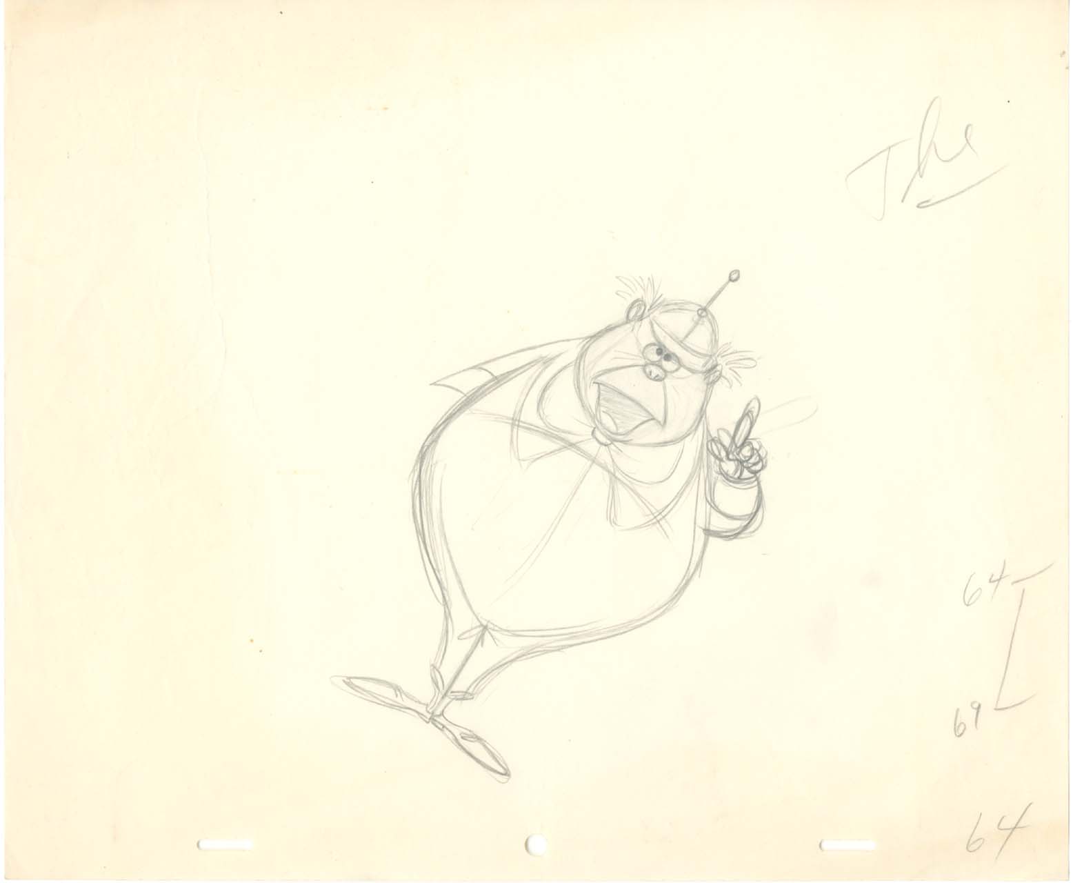 1556x1280 Vintage Disney Alice In Wonderland Tweedle Rough Animation