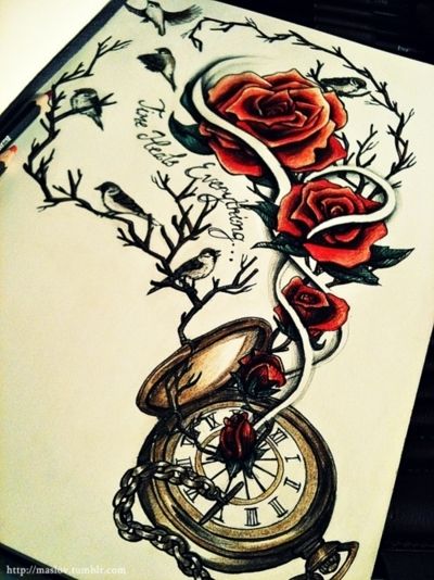 400x534 Alice In Wonderland Drawings Pocket Watch