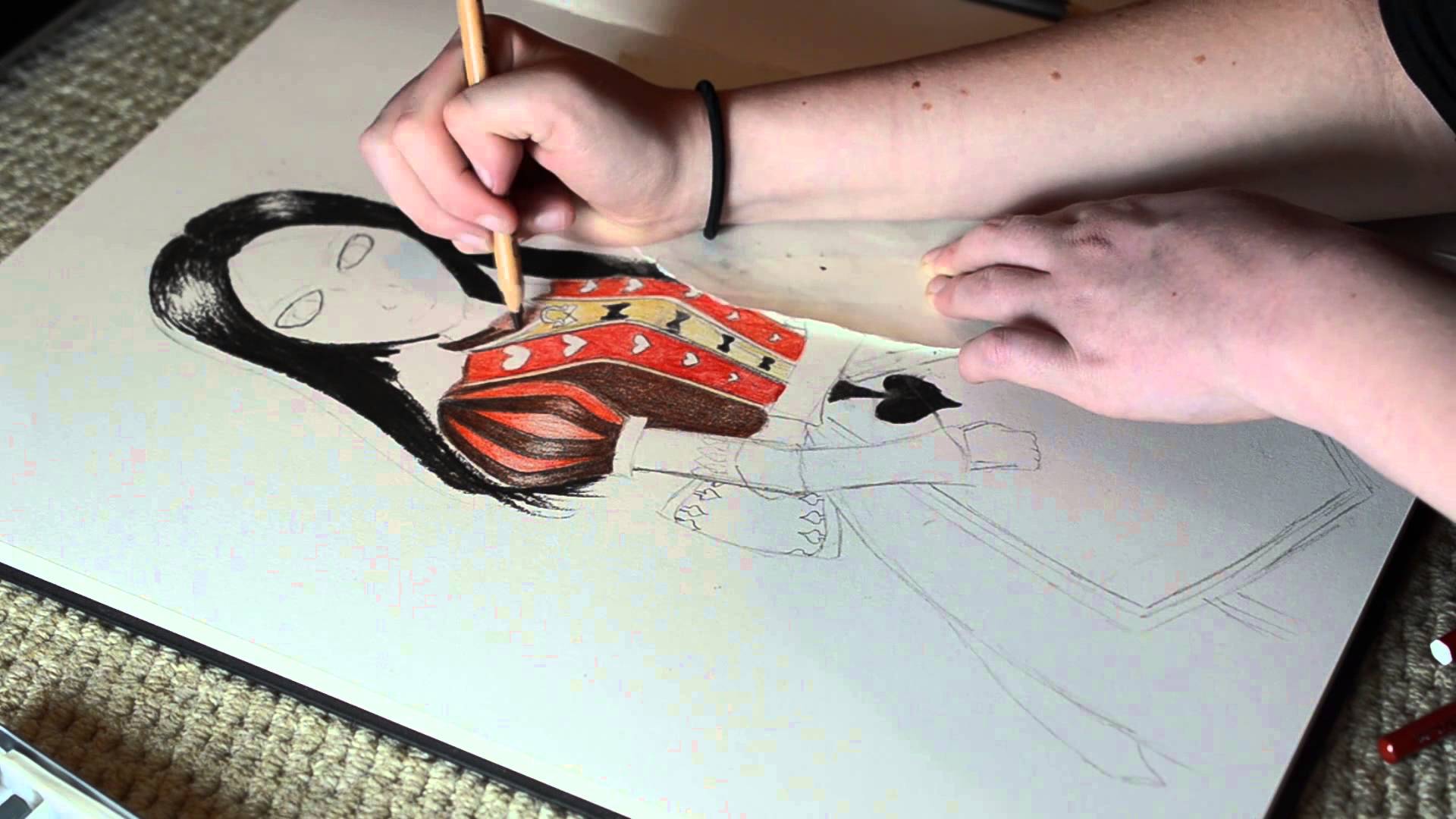 1920x1080 Drawing Alice Liddell Alice Madness Returns