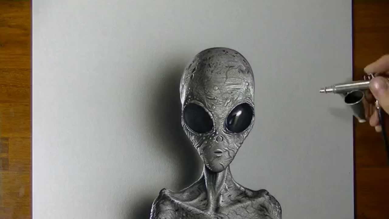 Alien Drawing at GetDrawings | Free download