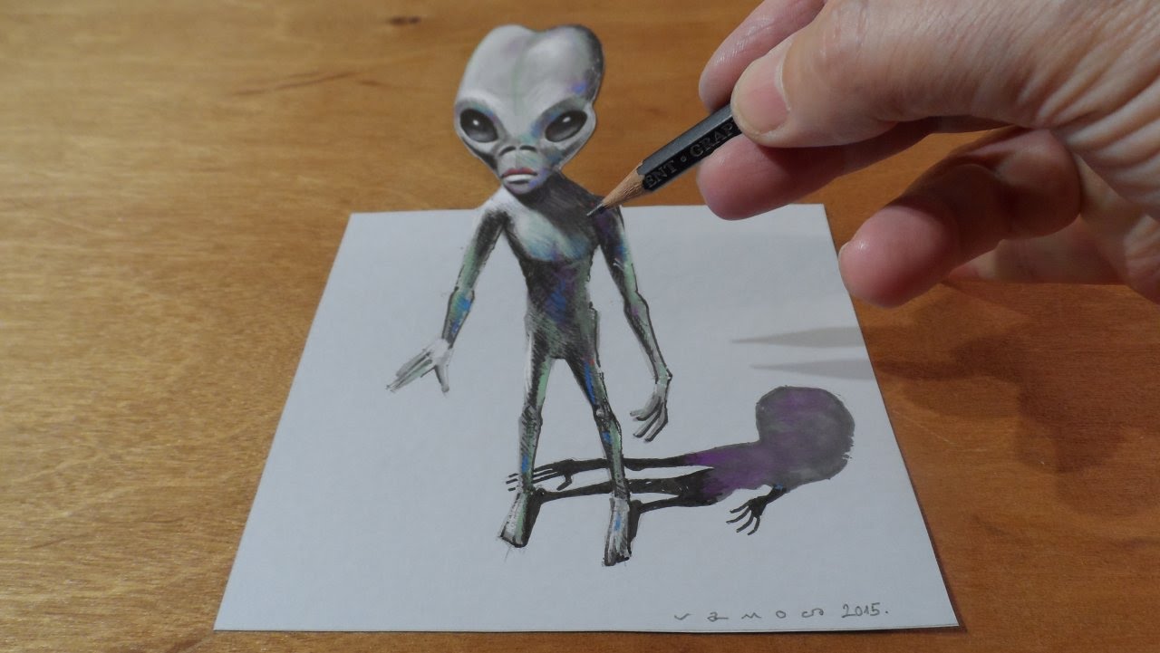 Alien Drawing at GetDrawings | Free download