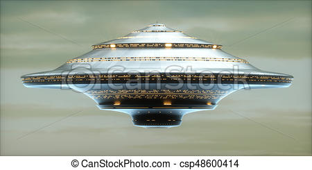 450x245 Ufo Alien Spaceship. 3d Illustration. Alien Spaceship Clipart
