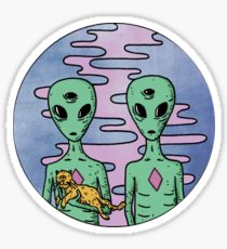 210x230 Aliens Drawing Stickers Redbubble