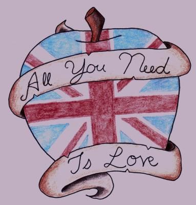 383x400 Drawings Megan Sewell. Beatles All You Need Is Love Artlt3