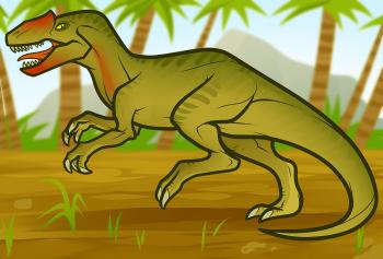 350x237 How To Draw How To Draw An Allosaurus