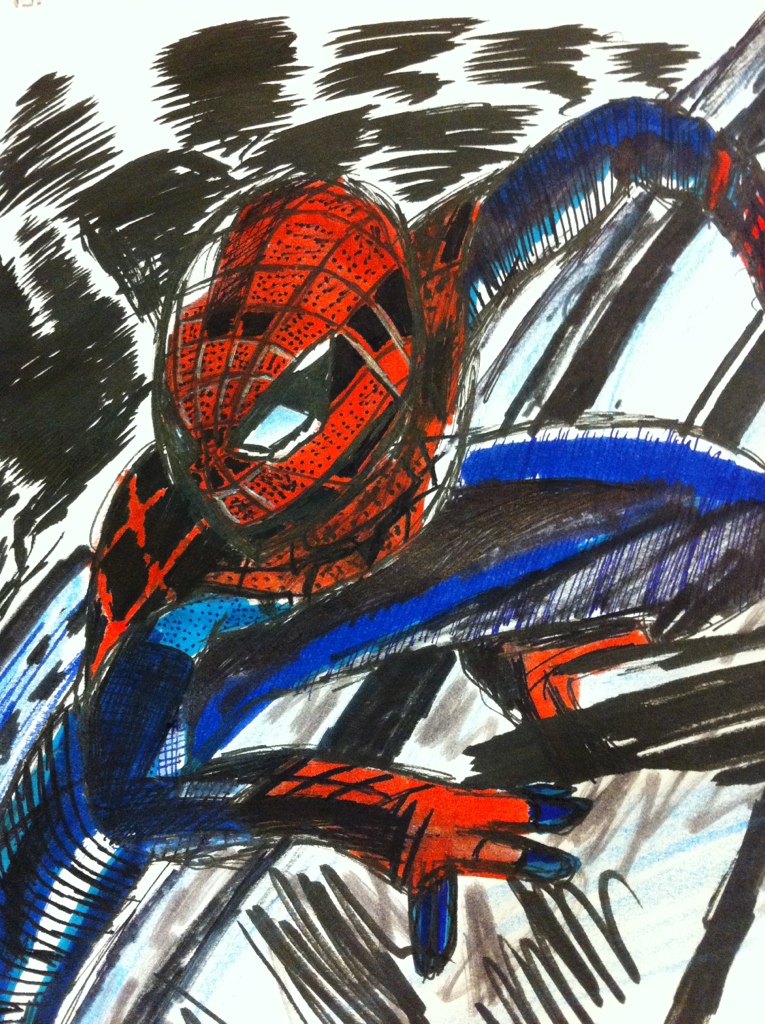 765x1024 Amazing Spider Man Poster Drawing Ethan Castillo