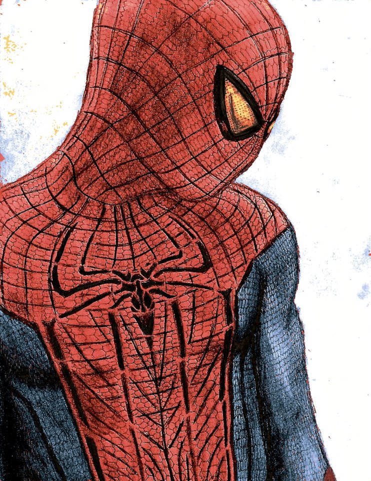 742x960 The Amazing Spider Man In Color By Ajwensloff