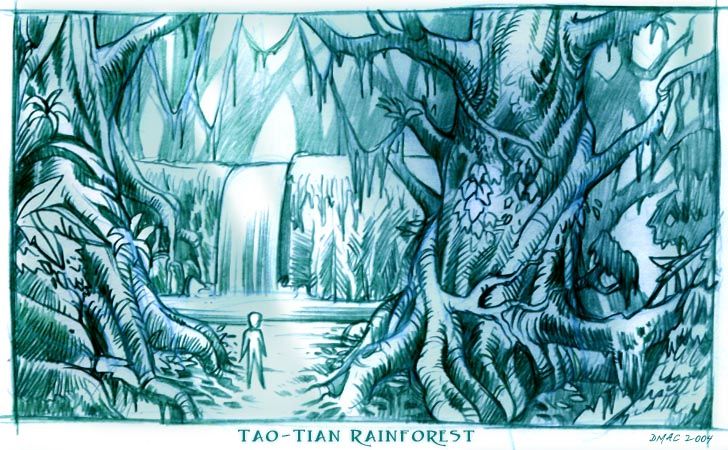 728x450 Rainforest Pencil Drawing