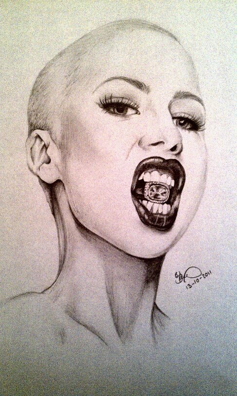 488x816 Amber Rose, Art, Drawing