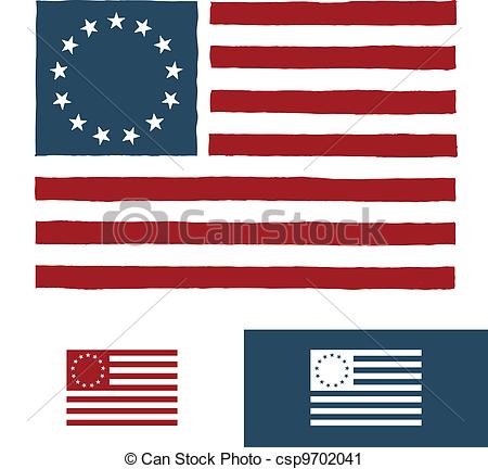 450x432 Original American Flag Design. Original Vintage American Vector
