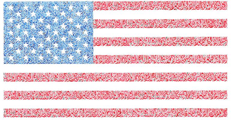 770x401 Saatchi Art American Flag
